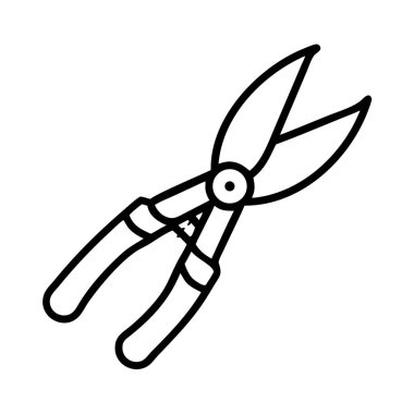 Bahçe budama makası bitki bakımı grafiği için özet simgesi