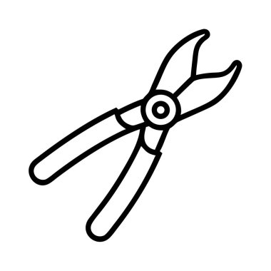 Bir standart pense el aracının özet simgesi.