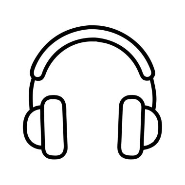 Müzik ve ses ihtiyaçları için kulaklıklar ana simgesi.