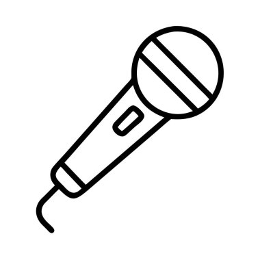 Ses kaydı için mikrofon özeti simgesi