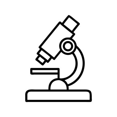 Mikroskop bilimi araştırma laboratuarı aracı eğitim simgesi