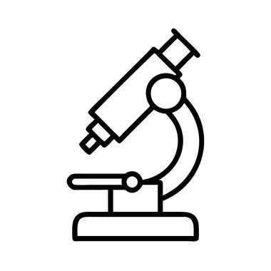 Bilim ve araştırma uygulamaları için mikroskop simgesi