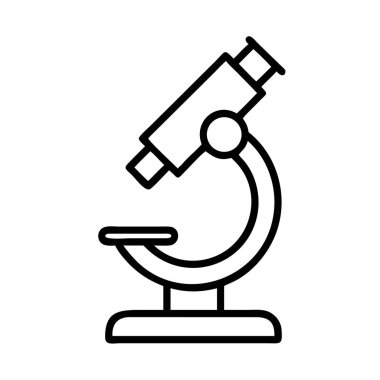 Mikroskop basit ana hatlı resim araştırması