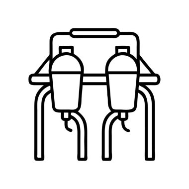Sanayi süreci ana hatları için çift filtreleme sistemi