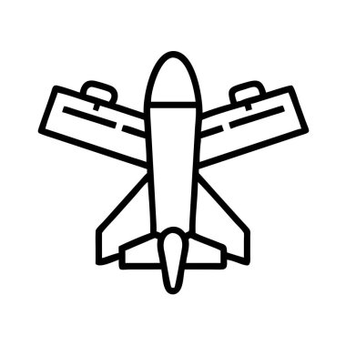 Gizli bir jetin ya da modern askeri uçağın ana simgesi