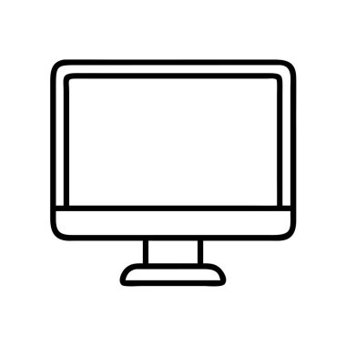 Dijital ekran aygıtı için bilgisayar izleme çizgisi simgesi