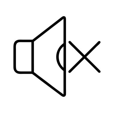 Ses veya sessiz kip için sessiz ses simgesi ana hatlarını kapat