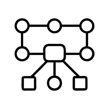 Çeşitli düğümlerle bağlantılı sistem diyagramı