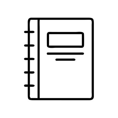 Eðitim iþi için Not Defteri günlük planlayıcı simgesi