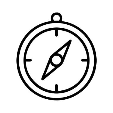 Navigasyon sembolü için basit bir pusula simgesi