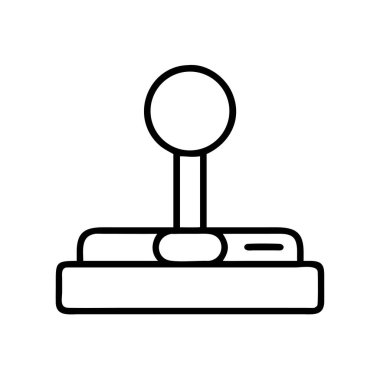 Oyun oyun joystick denetleyici ana hatları vektör simgesi