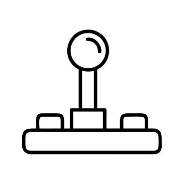 Oyun arkası oyun kumandası ana hatları simgesi