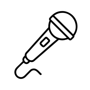 Ses kaydı için kablolu hat sanat mikrofonu