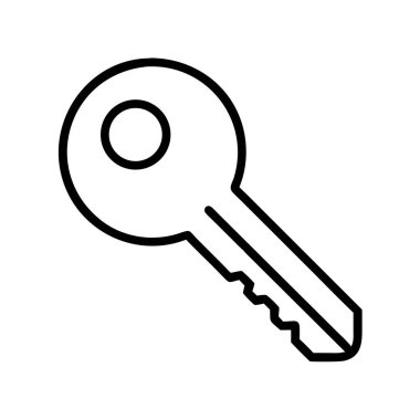 Güvenlik çözümü sembolü olan anahtar ana hat simgesine eriş.