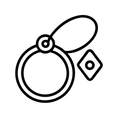 Elmas şekilli basit bir mücevher yüzüğü..