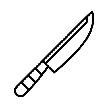 Mutfak aşçısı bıçak ikonu çizimi