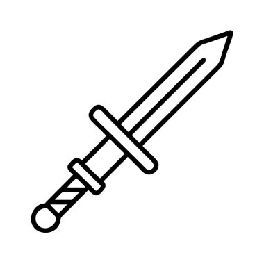 Kılıcın ana simgesi, basit bir ortaçağ silah sembolü.