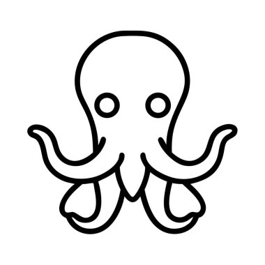 Siyah çizgili deniz ahtapotu simgesi.