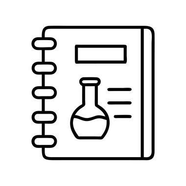 Laboratuvar araştırma notları ikon bilim eğitimi verileri