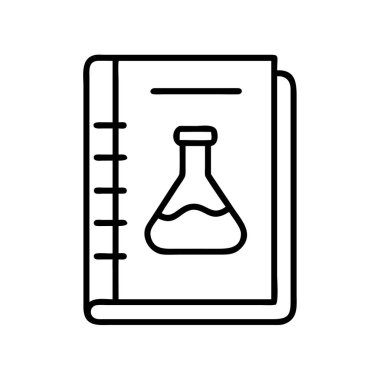 Eğitim ve araştırma için bilim laboratuarı matara kitabı ikonu