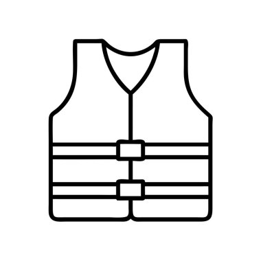 Can yelekli yelek hattı ikon su koruma cihazı