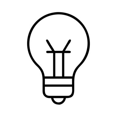 Fikir ve yaratıcılık kavramını temsil eden ampul simgesi