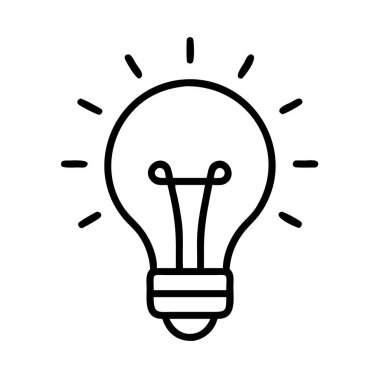 Ampul simgesi yaratıcı fikri ve yeniliği simgeliyor