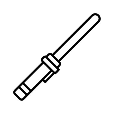 Küçük duyarlı araç simgesi, basit ana hatlı vektör grafiği.