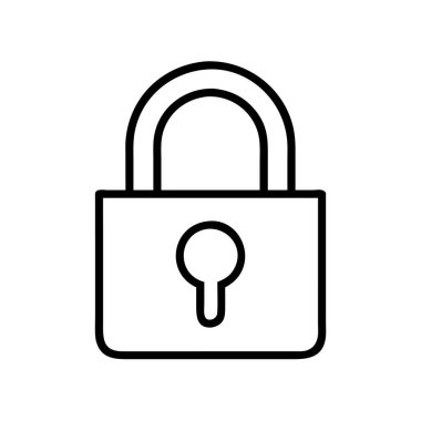 Dijital koruma kavramı için asma kilit güvenlik simgesi