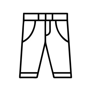 Kıyafet modası için günlük pantolonların ana simgesi