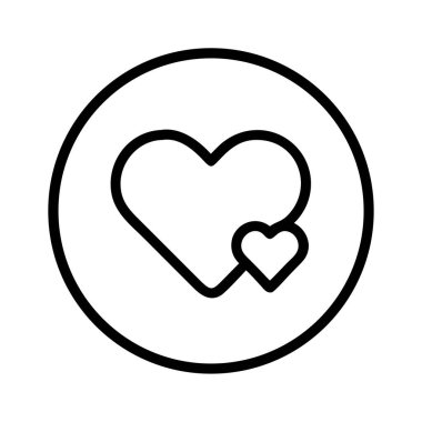 Aşk ve bağlantı sanat tarzında kalp grafiği