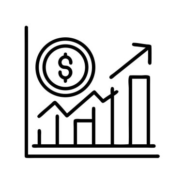 Piyasa büyümesini gösteren mali veri analizi tablosu