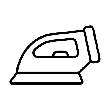 Çamaşırhane işleri için demir taslak simgesi