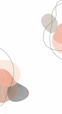 Whit 'te Yumuşak Şekiller ve Hassas Satırlarla Soyut Bileşim