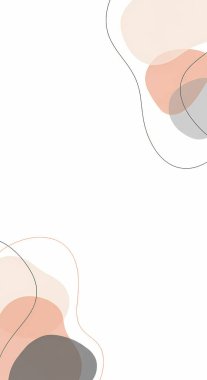 Whit 'te Yumuşak Şekiller ve Hassas Satırlarla Soyut Bileşim