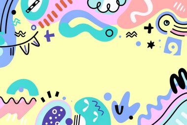 Soyut geometrik şekiller arka plan