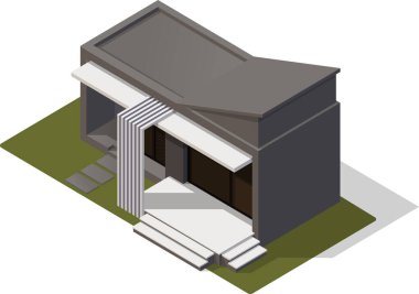 Isometric modern minimalist ev