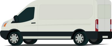 Transit minibüs arka görüş açısı