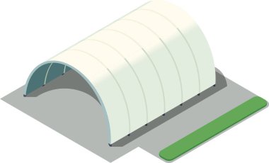 Küçük uçaklar için küçük hangar