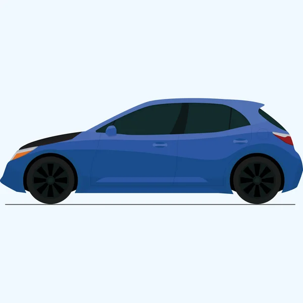 Spor hatchback düz kenar görünümü