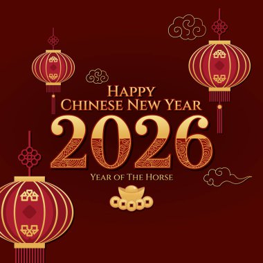 Mutlu Çin Yeni Yılı 2026