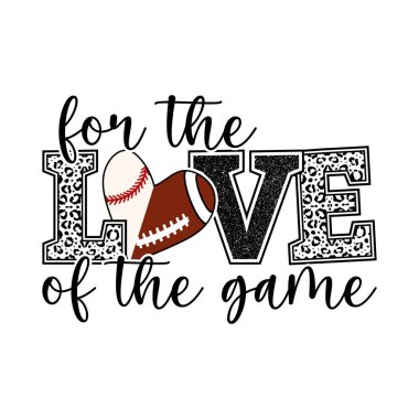 Futbol, beysbol grafikleri ve leopar desenli 