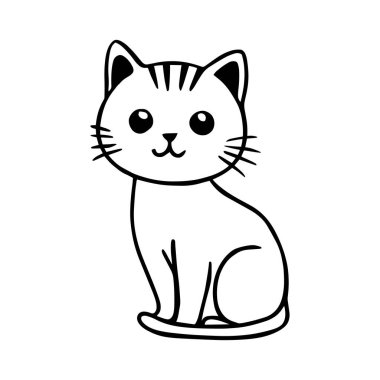 Sevimli kedi yüz çizgisi tasarımı cesur hatlar ve minimalist tarzda anlamlı detaylar içeriyor. Hayvan severler ve yaratıcı projeler için mükemmel. Tişört baskıları, çıkartmalar, svg dosyaları ve ev dekorasyonu tasarımları için ideal.