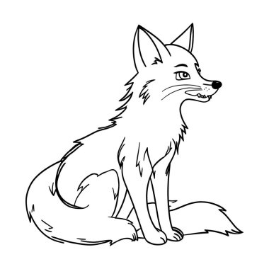 Ayrıntılı çiçek çelengi ile süslenmiş zarif tek boynuzlu at ana hat vektörü.