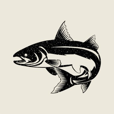 Ayrıntılı yayın balığı vektör illüstrasyonunu kalın çizgili sanat detaylarıyla klasik siyah beyaz tarzıyla. Balıkçılık temalı tişört baskıları, dövme tasarımları, açık hava spor logoları ve deniz sanatları için mükemmel. Yaratıcı projeler için yüksek kaliteli vektör ideali, dekName