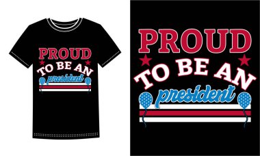 Amerika 'da Başkanlık Günü kutlamaları için temiz bir vatansever tipografi tasarımı. Kırmızı beyaz ve mavi temalı iki çapraz Amerikan bayraklı cesur metin ve senaryo yazıları. Bu grafik giyim ürünleri posterleri için mükemmel. 