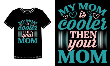 Moda Anne ve Mimi tişört tasarımı. Kalpler ve oklarla dolu cesur bir tipografi içeriyor. İki unvanı da seven gururlu anneler ve büyükanneler için mükemmel. Aile etkinlikleri, hediyeler ve dijital baskı projeleri için harika..