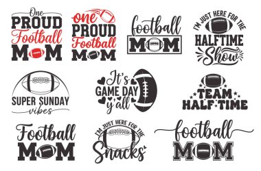 Futbolcu annelerden biri futbol annesi tasarımı yapıyor. Süper pazar günü sanat sözcüğü oyun günü havası veriyor. Atıştırmalık severler ve devre arası şovu grafikleri.