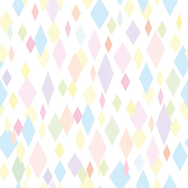 Abstrakte nahtlose Hintergrund mit bunten Rauten. weißer Hintergrund — Stockvektor