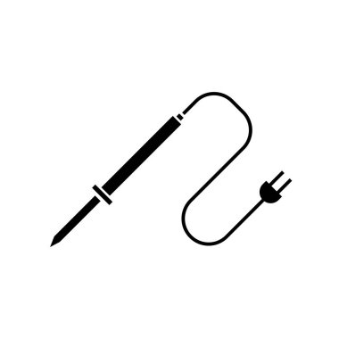 soldering iron icon illustration element design